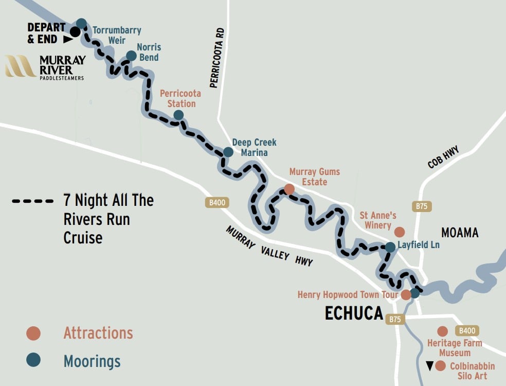 7 Night Cruise Map